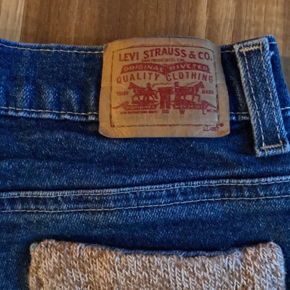 Levi’s with hand sewn monkey patches Girls Size 6 - Picture 5 of 12